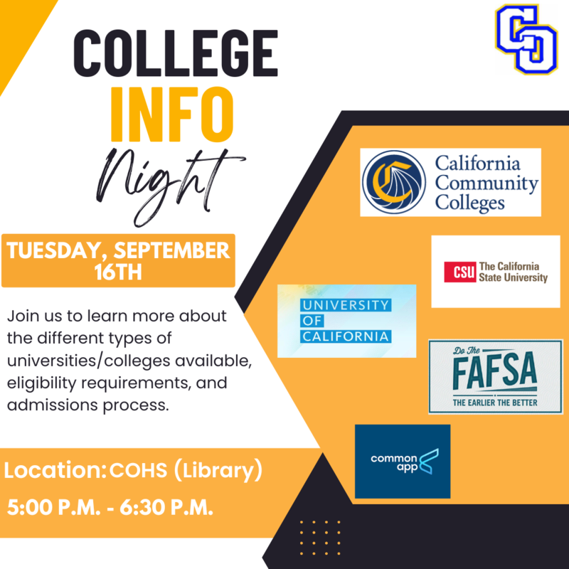College information flyer