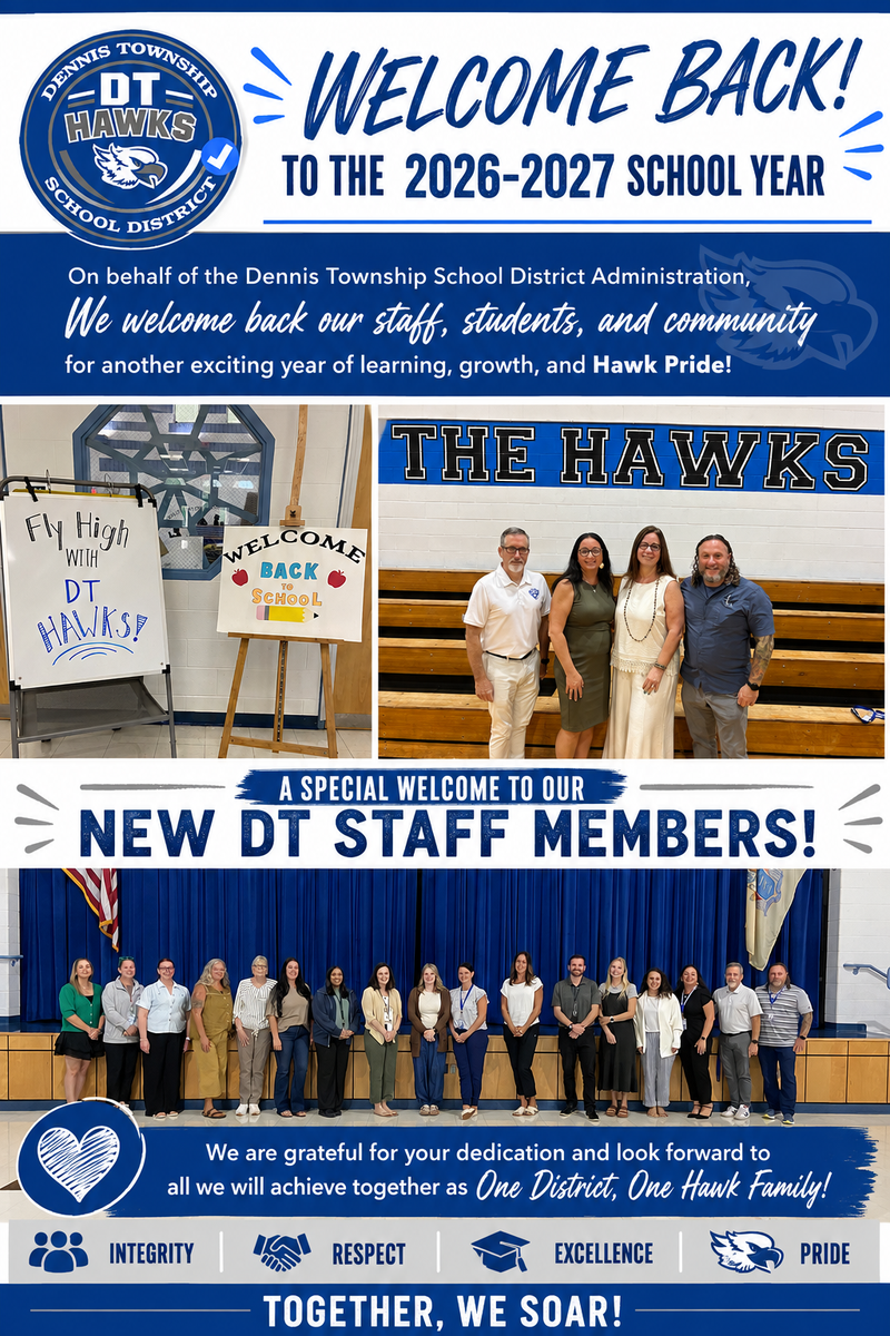 Welcome Back from DT Administration