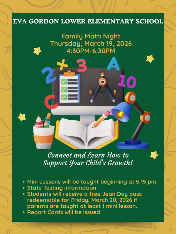 spsd egl family math night march 2026
