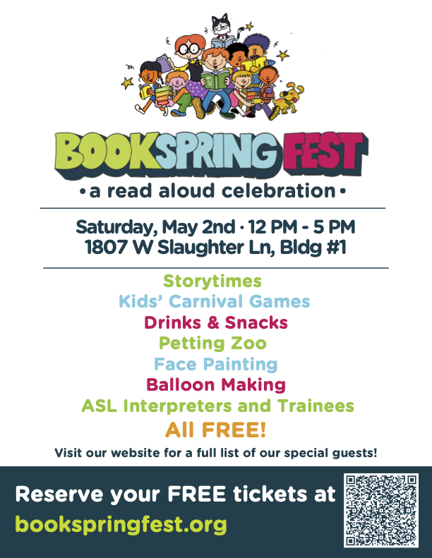 BookSpring Fest - May 2nd - FREE