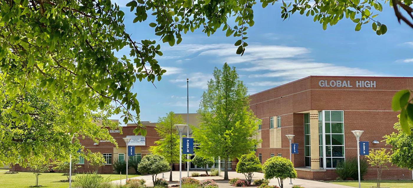 entrance to campus
