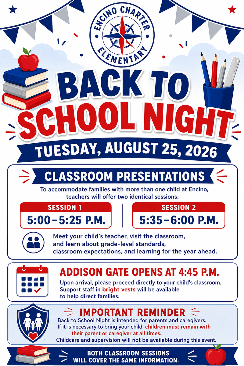 Back to School Night Flyer