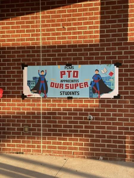 It’s student appreciation week at PCMS!  Our PTO is simply amazing as they have prepared snacks and signs to show students how much they are loved!