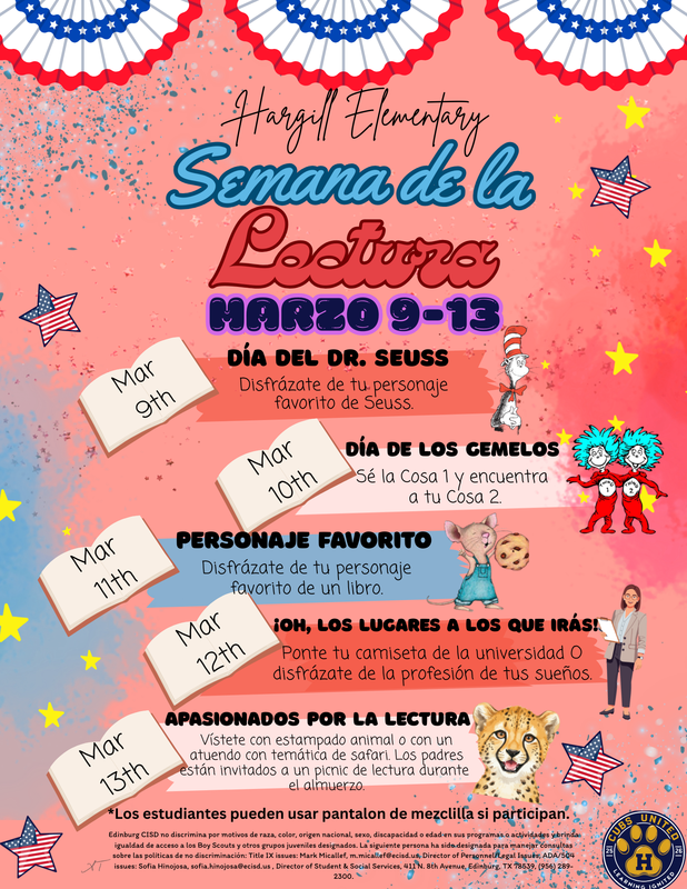 Read Across America Week Spanish