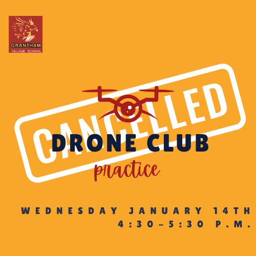 Drone Club canceled January 14, 2026