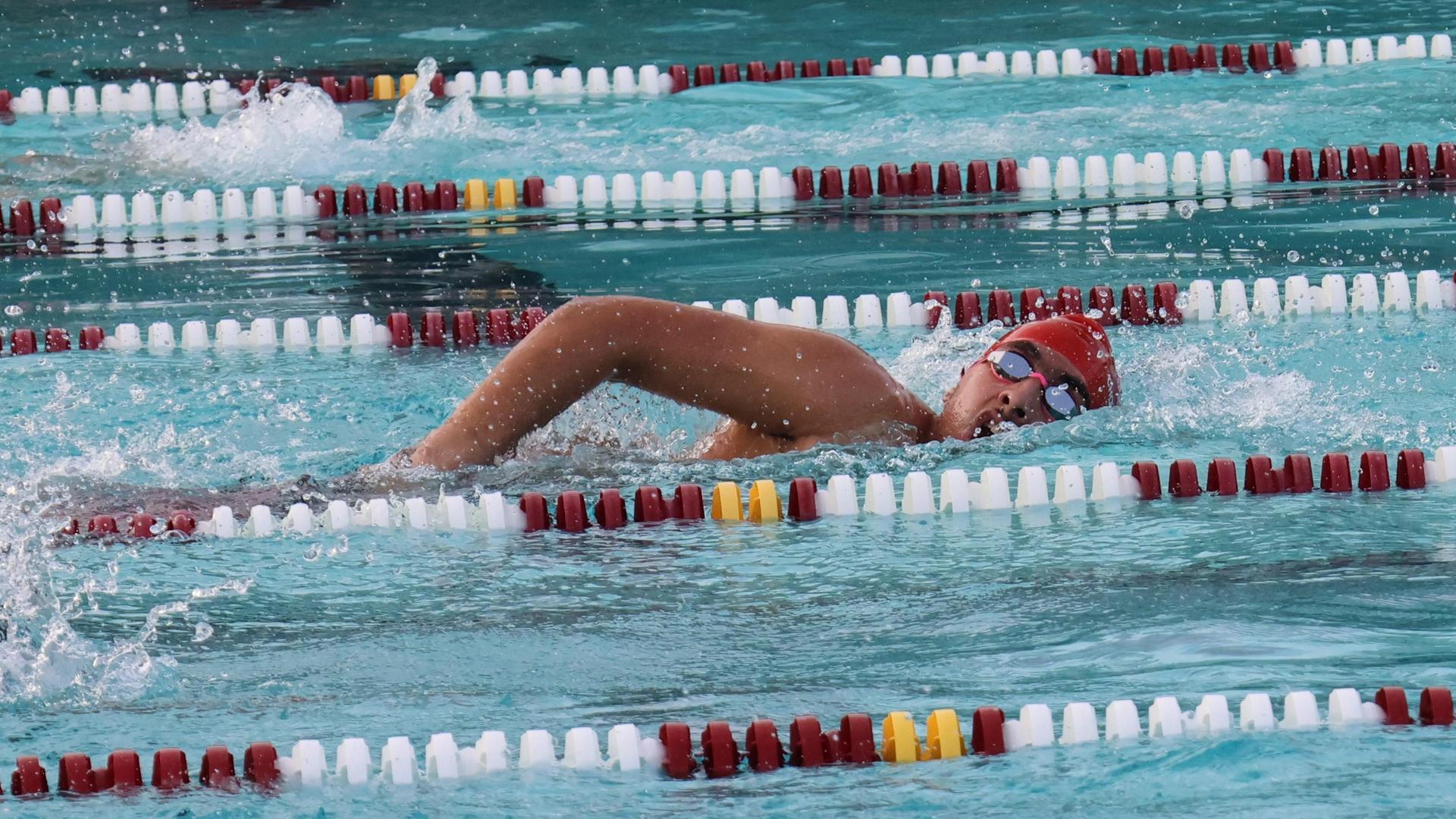 Ross Munoz swimming