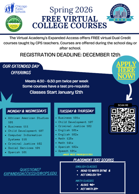 Spring 2026 FREE Virtual College Courses