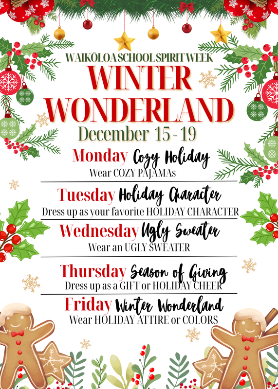 Winter Wonderland Spirit Week