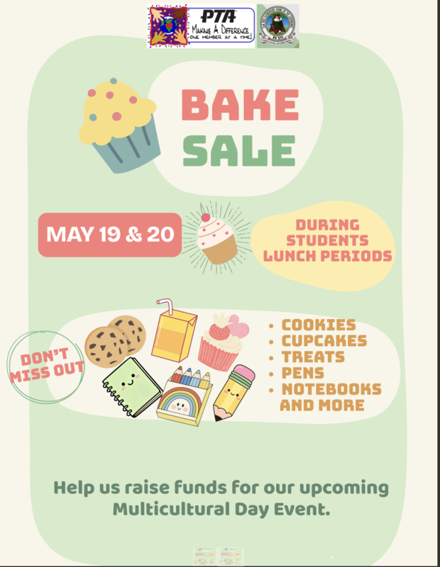 English Flyer PTA BAke sale