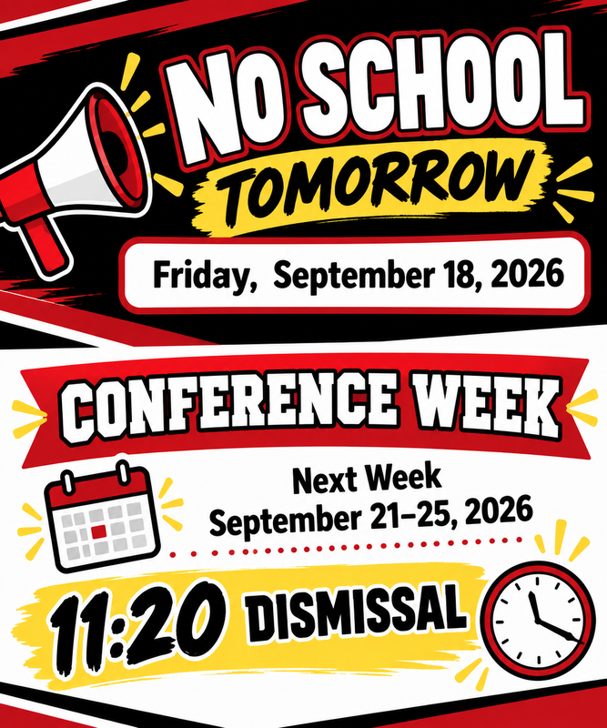 No School Friday, September 18