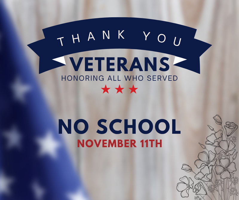 No School November 11th