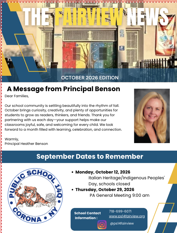 October Fairview News