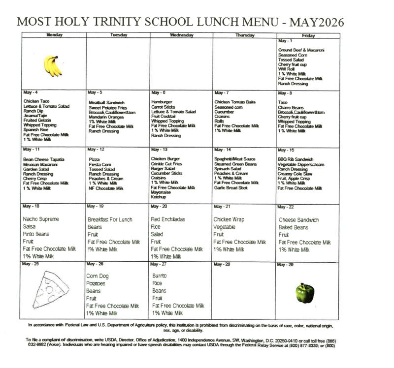 May Menus Featured Photo