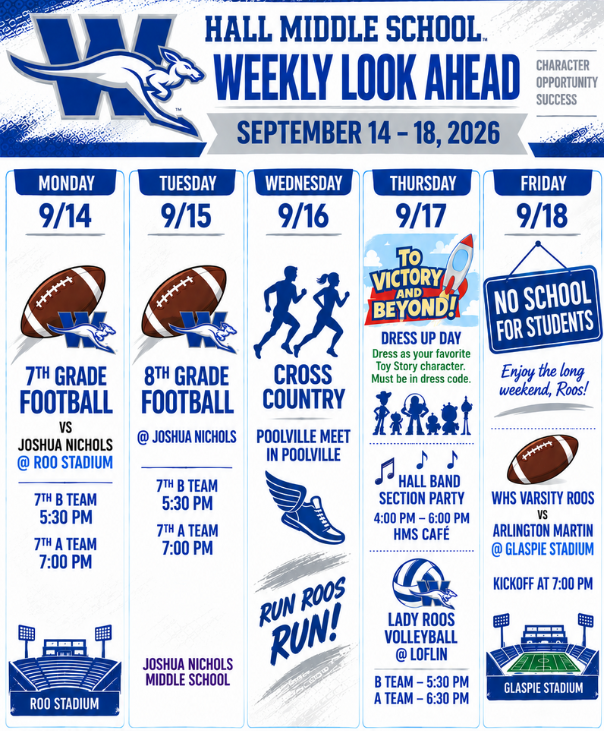 This Week at Hall! Featured Photo