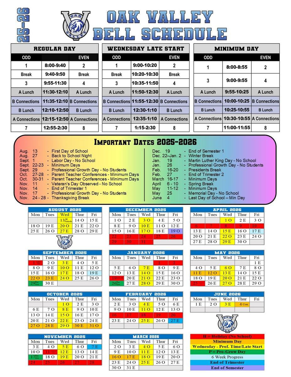 Bell Schedule