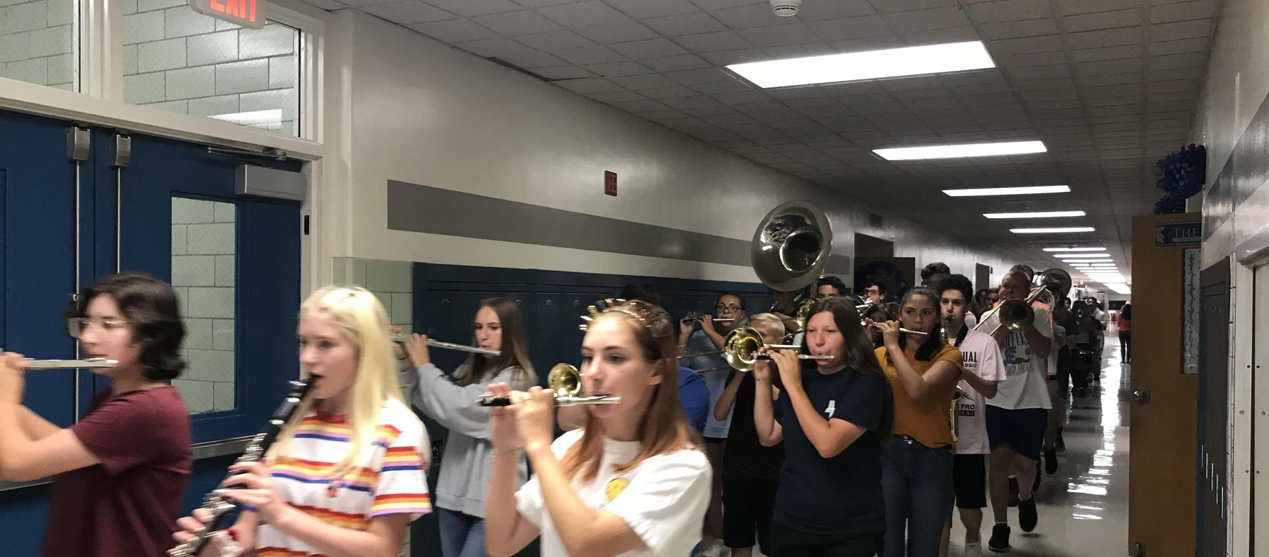 Band in the halls
