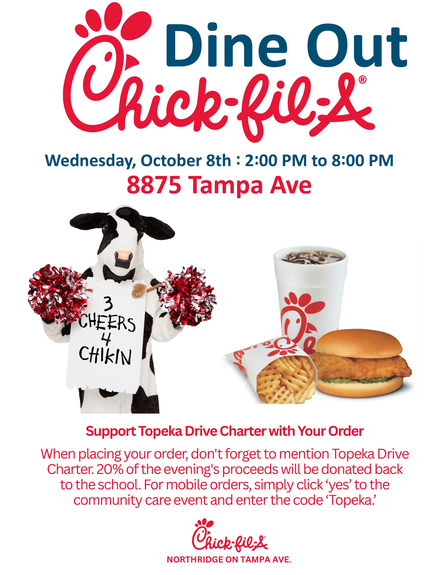 PTA Dine Out Flyer