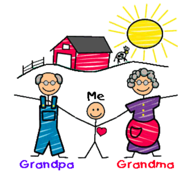 Clip art of grandparents