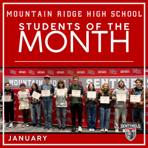 January Students of the Month