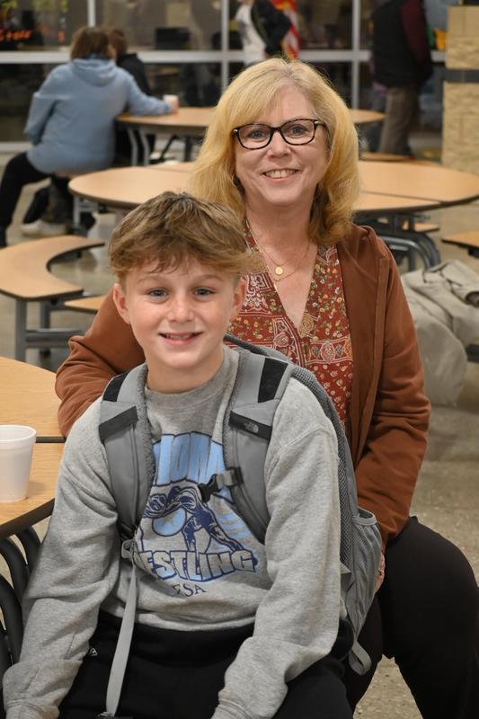 Students welcome special guests