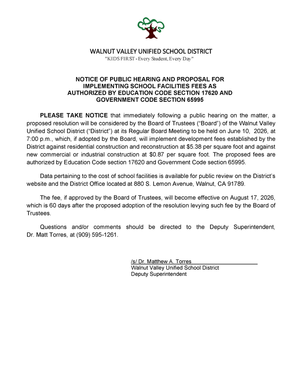 NOTICE OF PUBLIC HEARING AND PROPOSAL Featured Photo