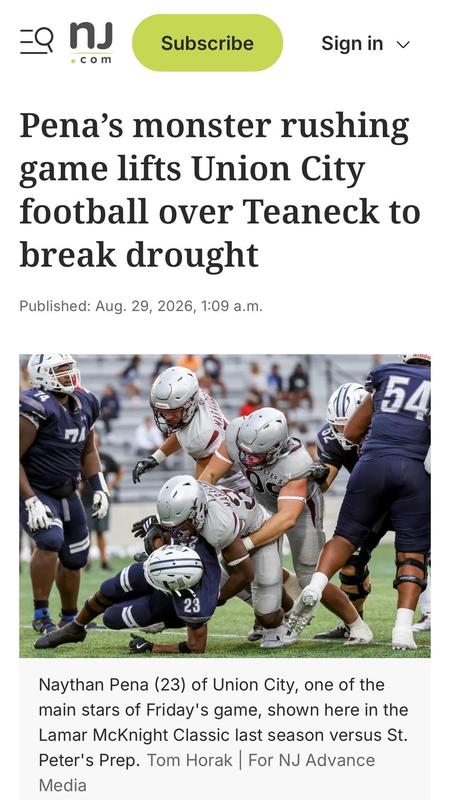 Union City vs. Teaneck