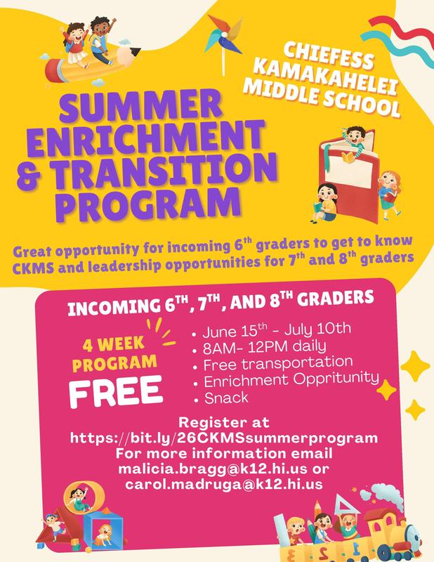 2526 A.S.A.P. Summer Program