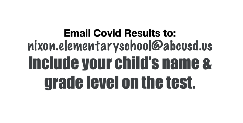 email covid results
