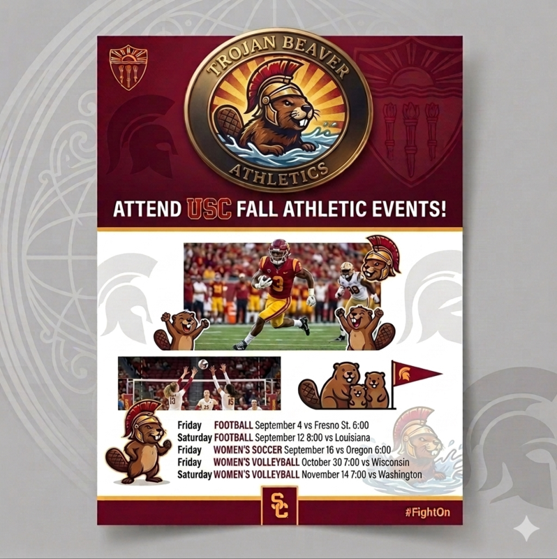 usc athletic events post