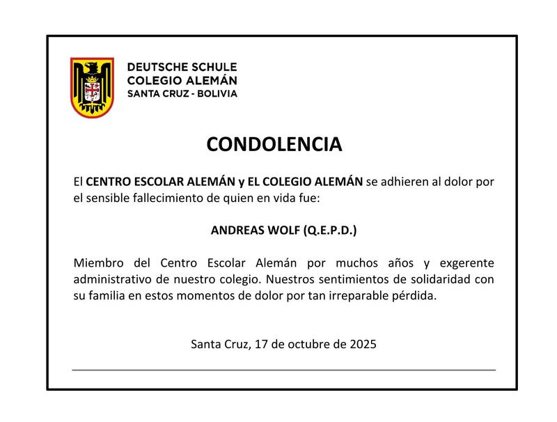 CONDOLENCIA
