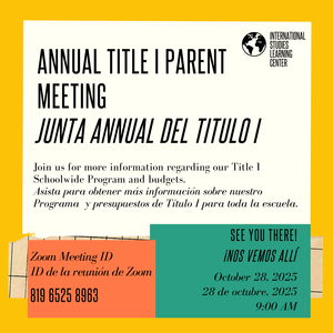 Annual Title I Meeting