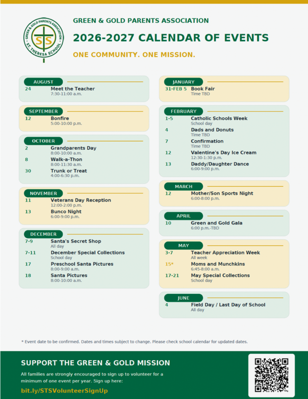 PA Calendar - 2026-27
