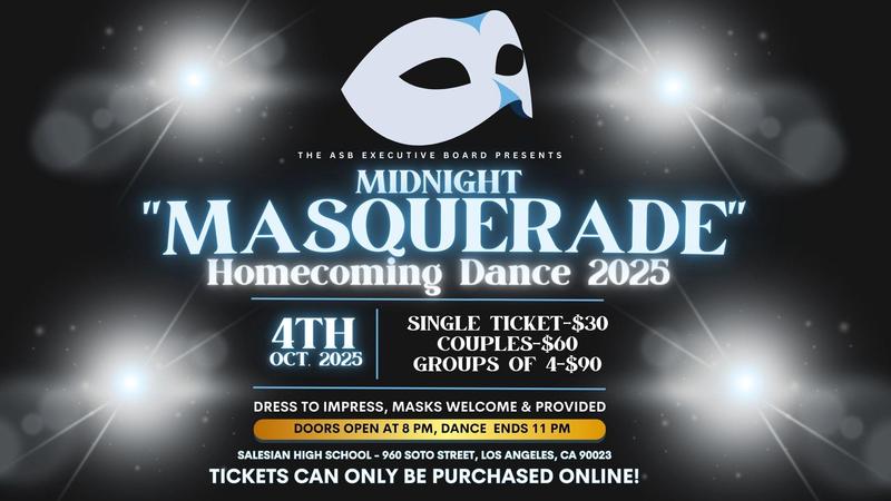 2025 Homecoming Tickets "Midnight Masquerade" Featured Photo
