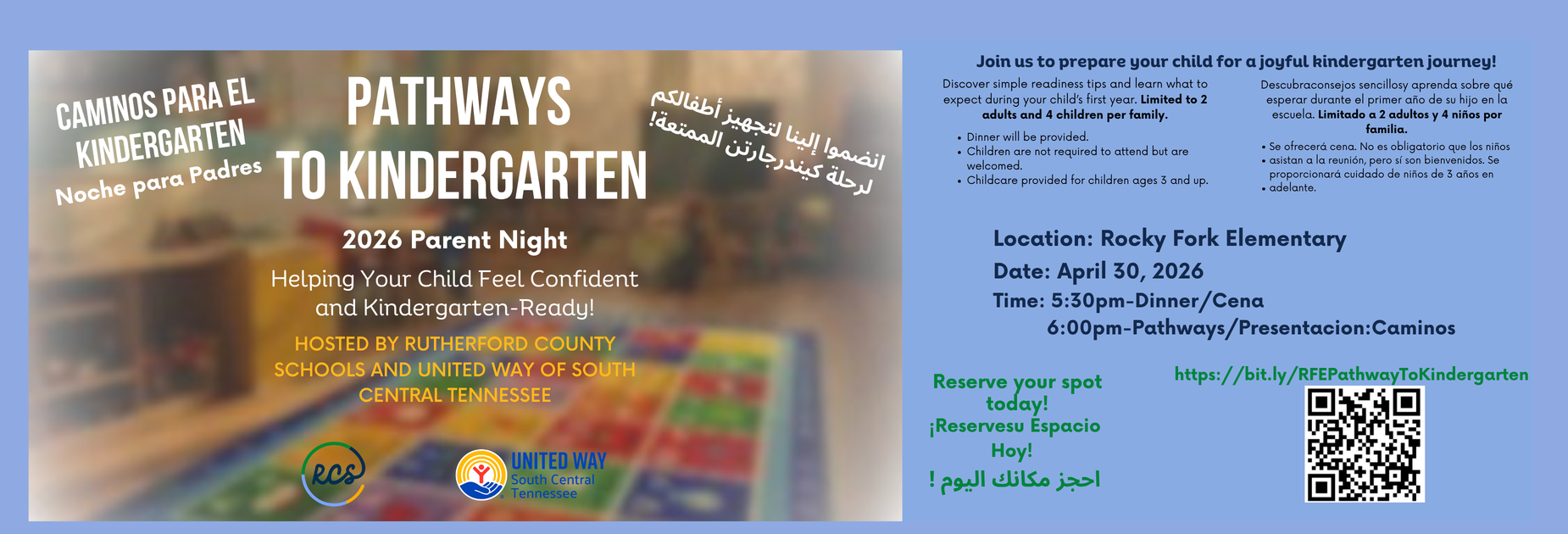 Pathways to Kindergarten Meeting April 30th 2026