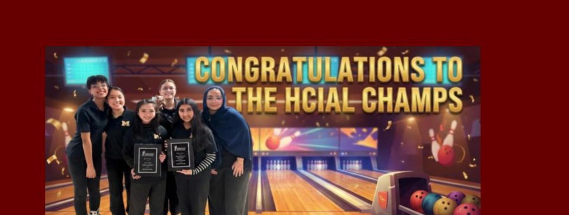 McNair Girls Bowling HCIAL Champs