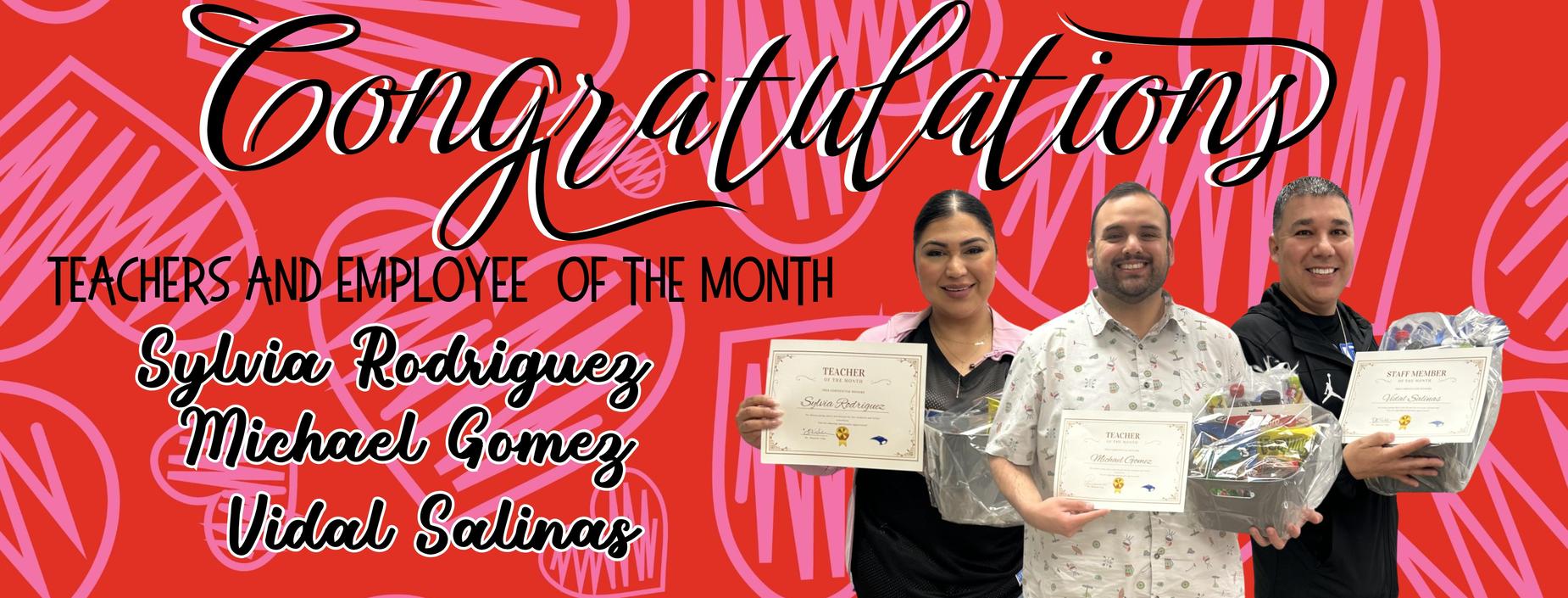 teachers and employee of the month