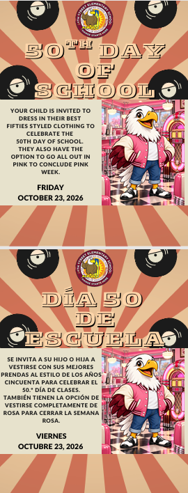 50th Day of School Flyer