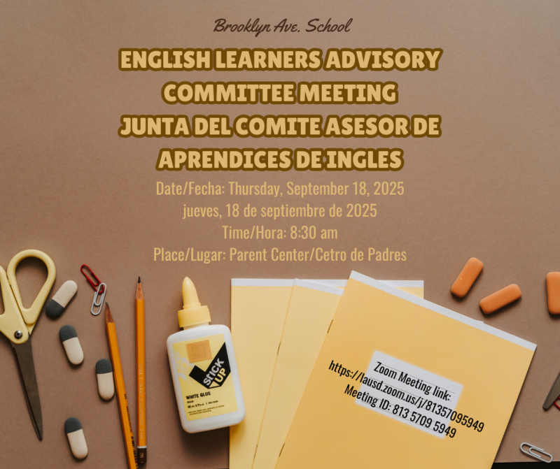 ELAC Meeting