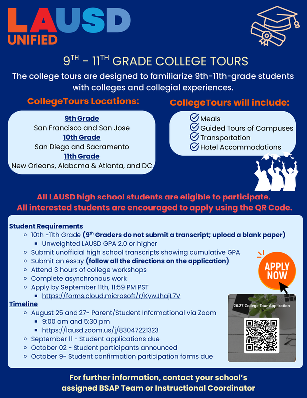 College Tour Opportunity Featured Photo