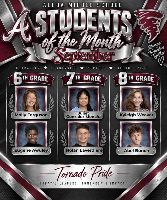 September Students of the Month