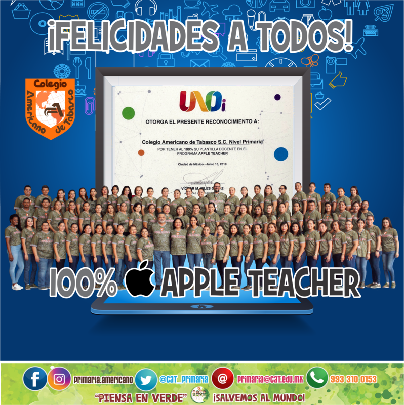 Todos nuestro personal es un Apple Teacher Featured Photo