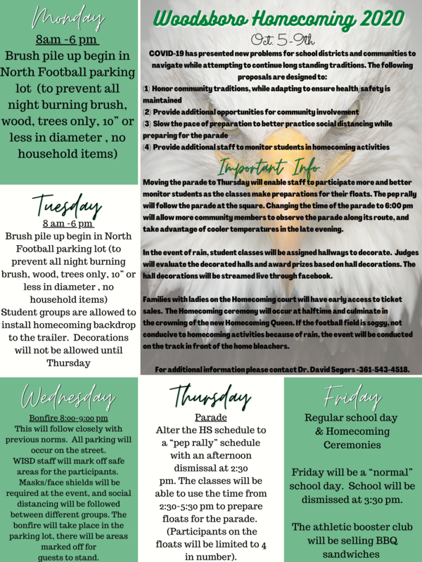 Homecoming 2020 Information Featured Photo