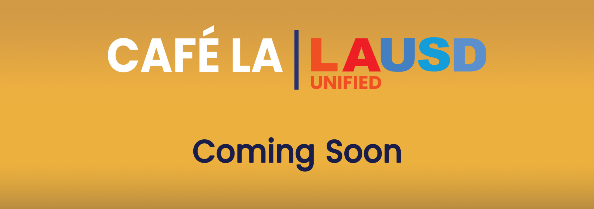 CAFÉ LA! - Coming Soon - Yellow