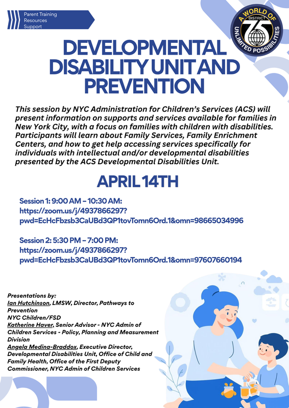 Developmental Disability Unit and Prevention