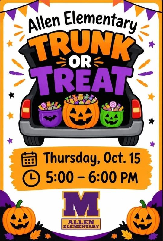 flier - Allen Elementary Trunk or Treat 2026