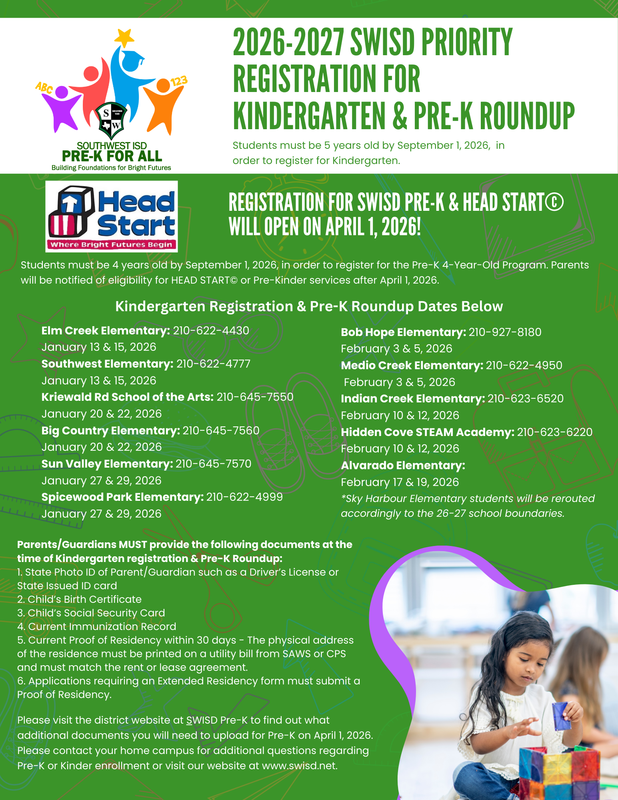 Kinder & Pre-K Roundup