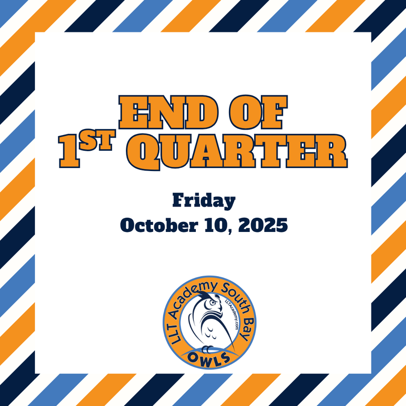 End of 1st Quarter