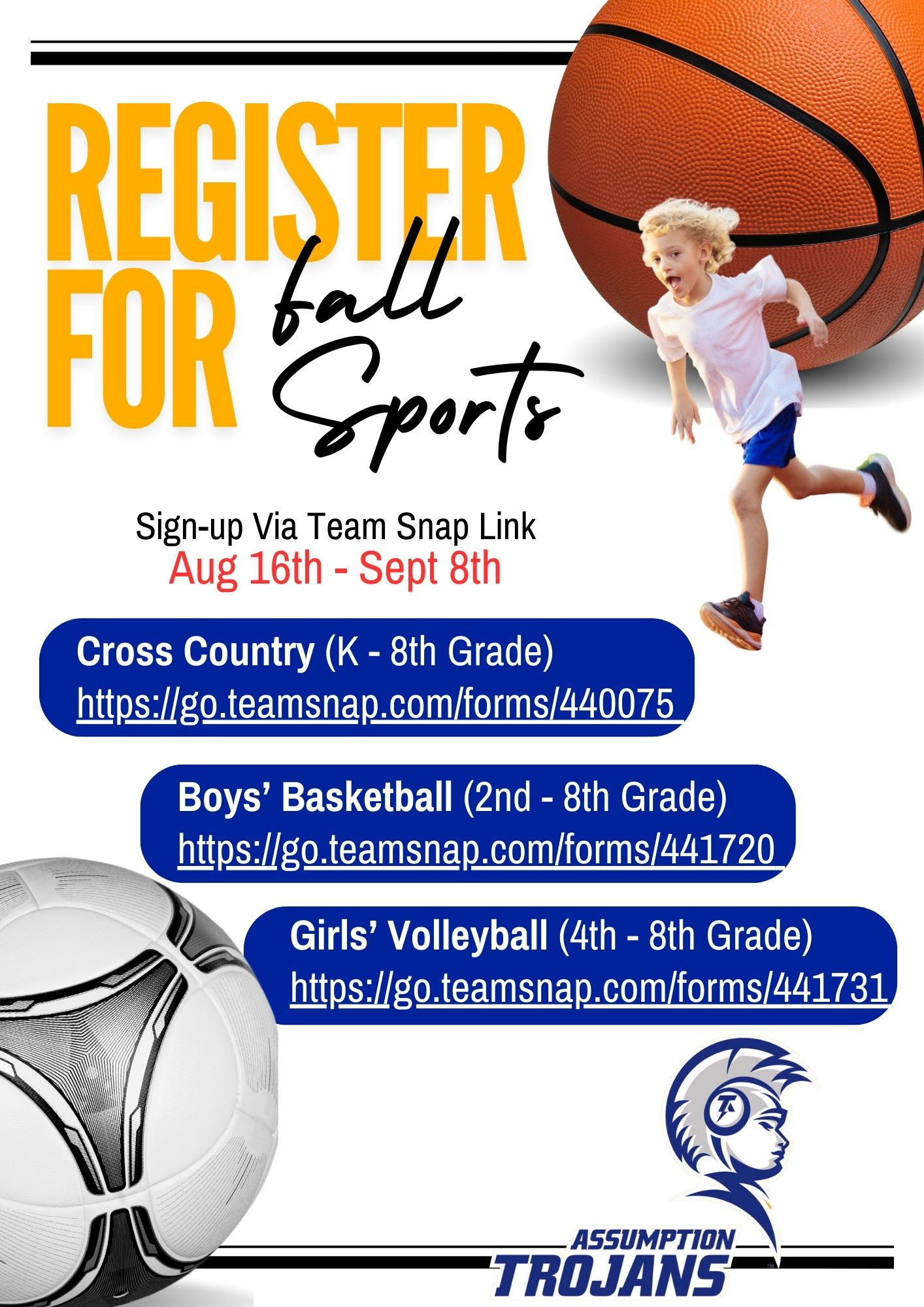 cyo fall flier