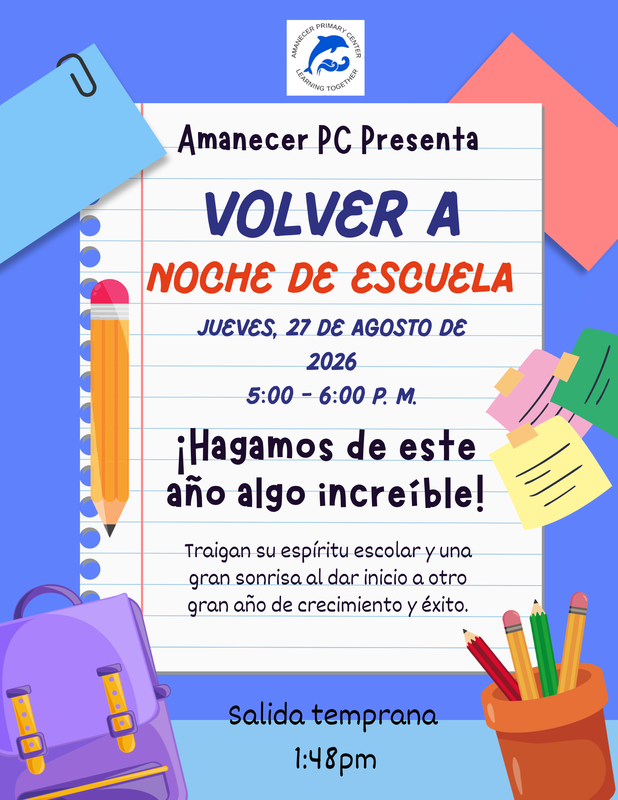 Back To School Night Spanish