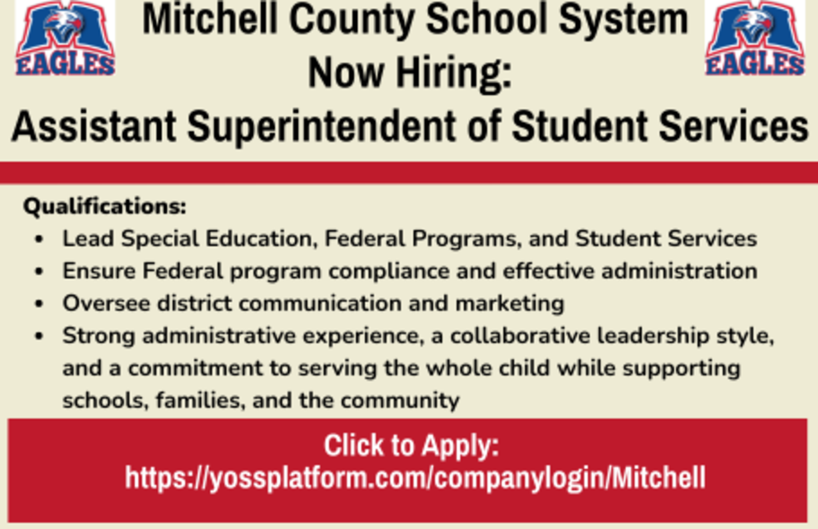 Now Hiring Assistant Superintendent
